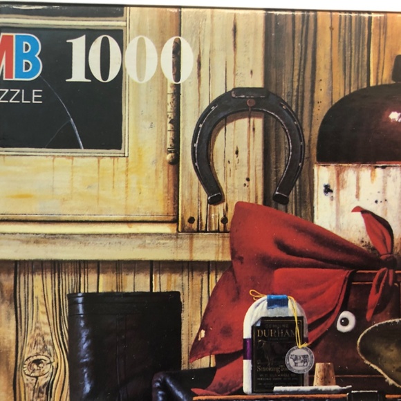 Milton Bradley 1995 - Charles Wysocki's COWBOY BOOTS #4679-22 - 1000pc Puzzle - Picture 2 of 7